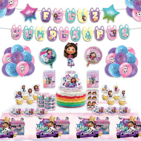 Cumpleaños La casa de Muñecas de Gabby