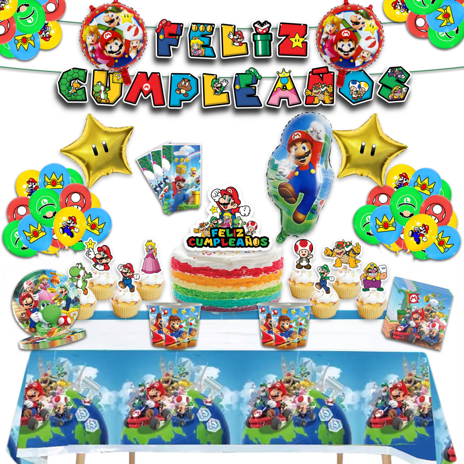 Cumpleaños Mario Bross