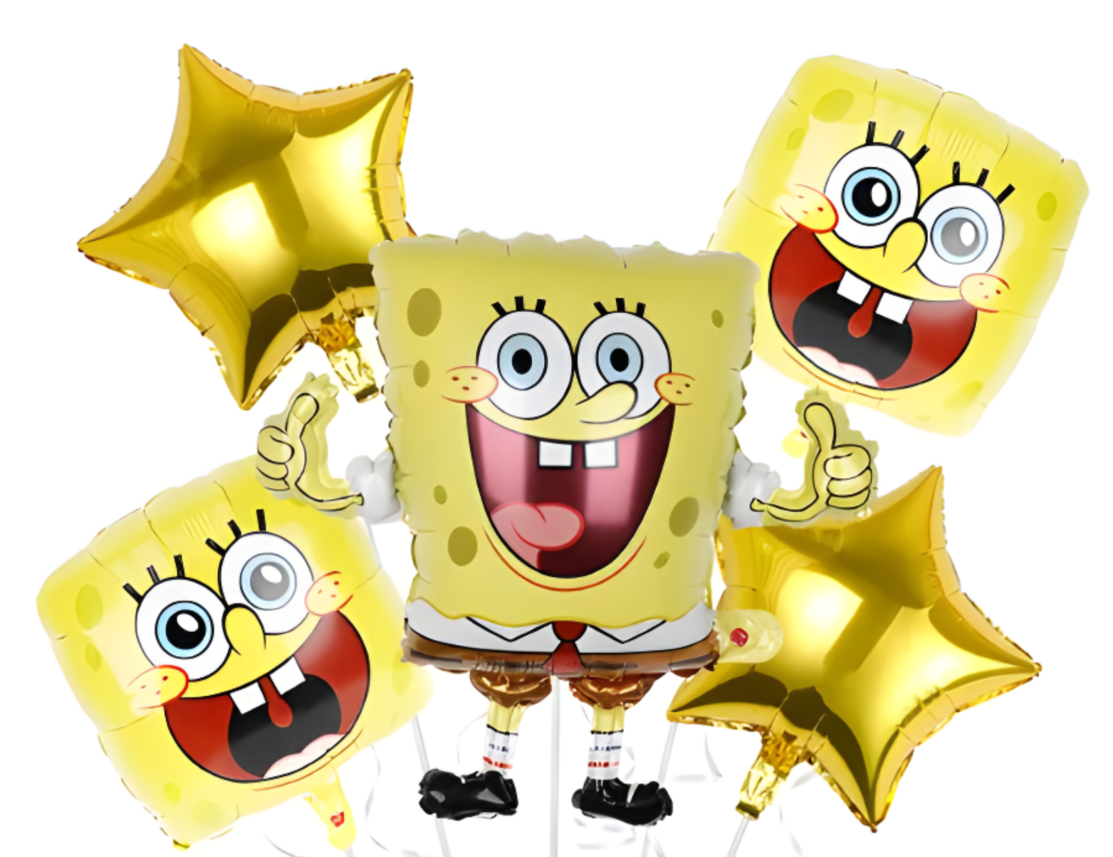 Set Globos Metalizados Bob Esponja