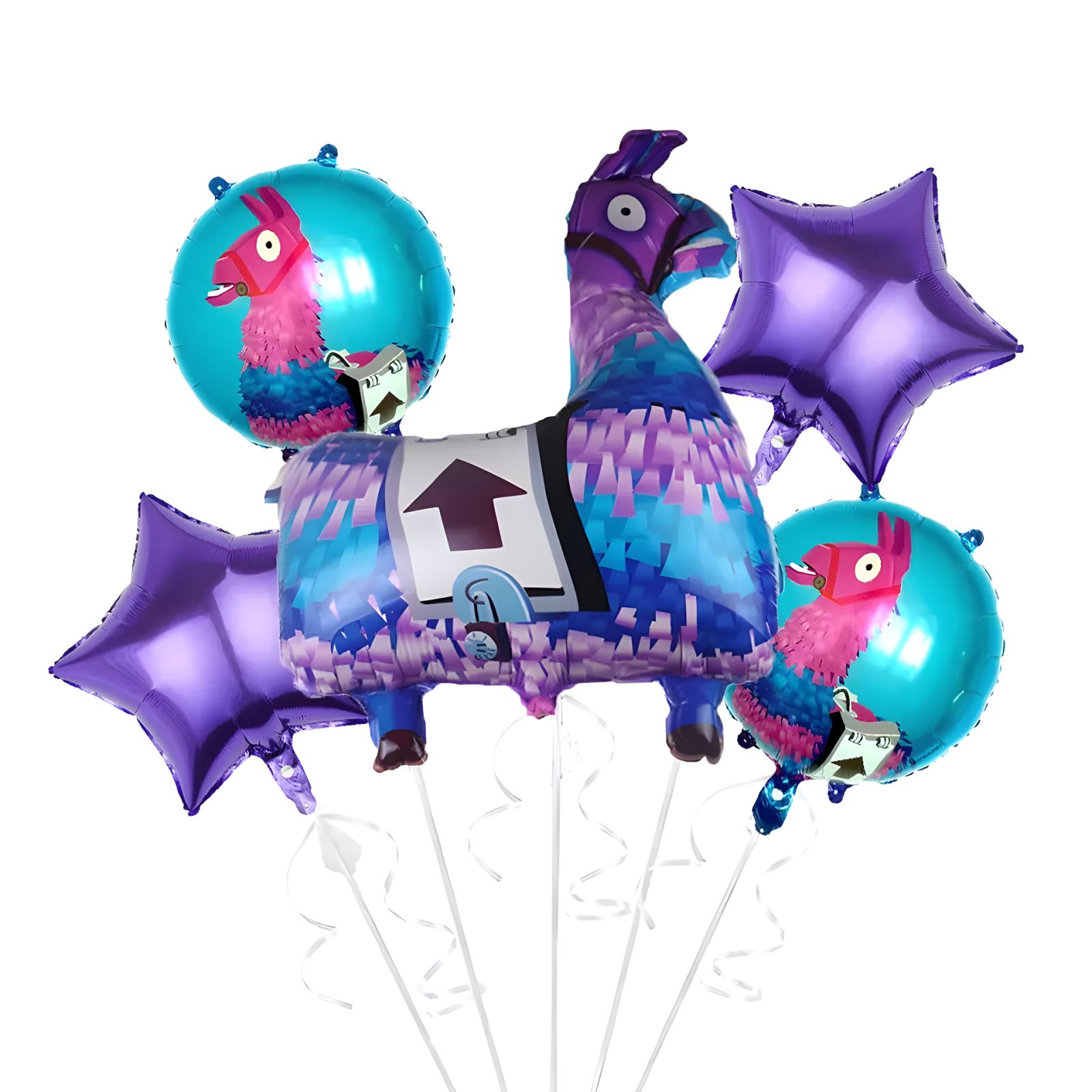Set Globos Metalizados Fornite