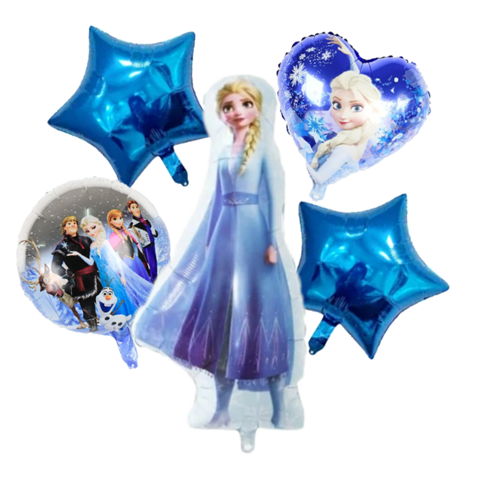 Set Globos Metalizados Frozen