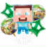 Set Globos Metalizados Minecraft - foto 1