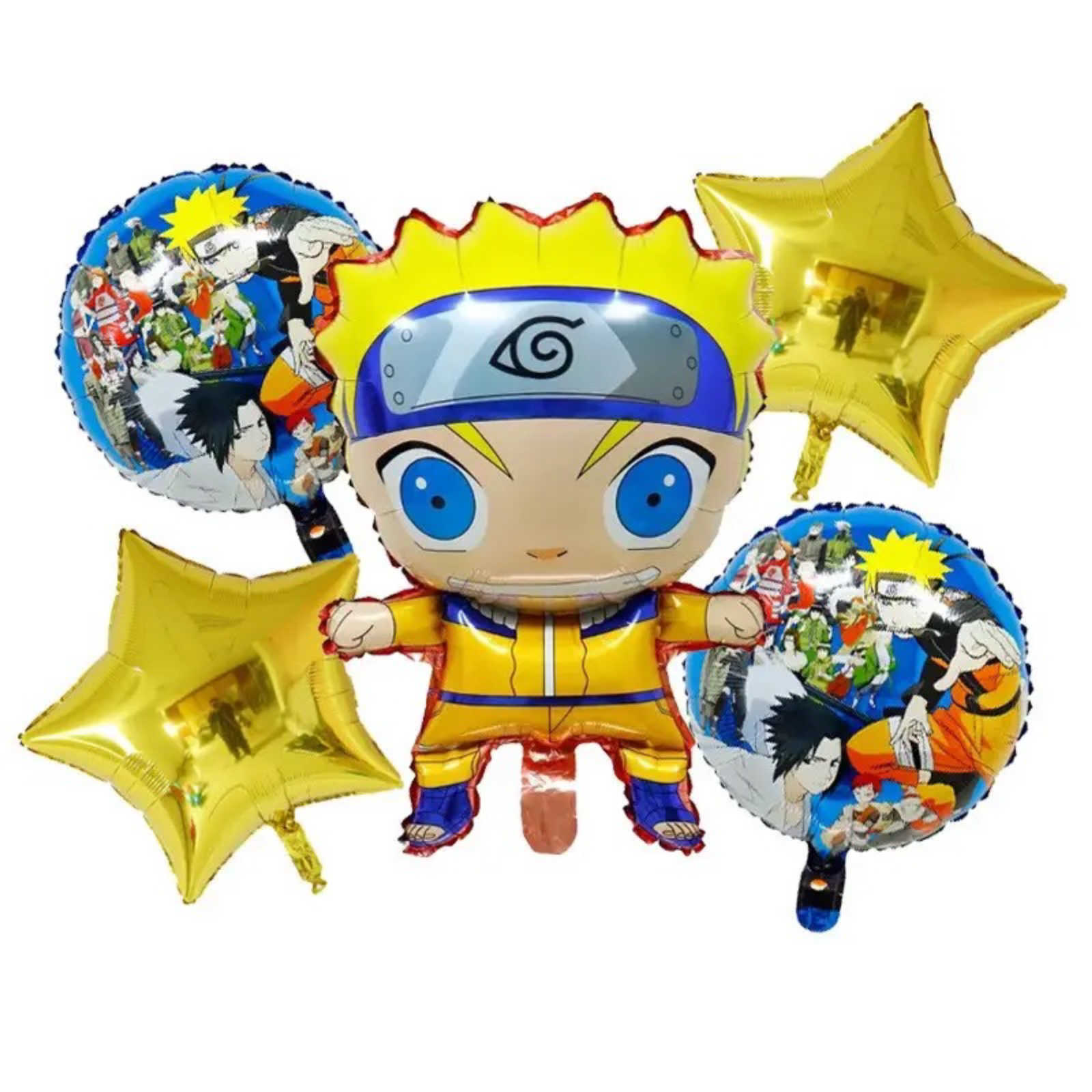 Set Globos Metalizados Naruto