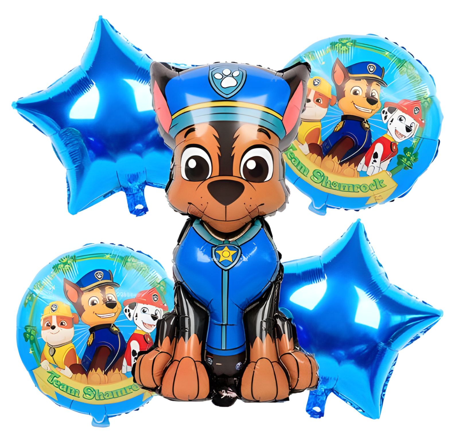 Set Globos Metalizados Paw Patrol