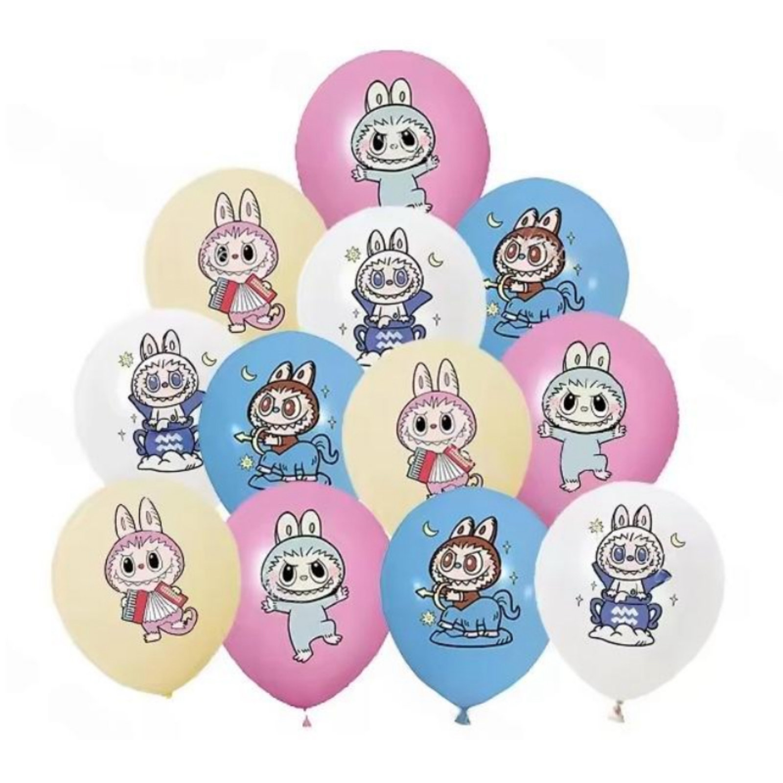 Set 18 Globos Labubu