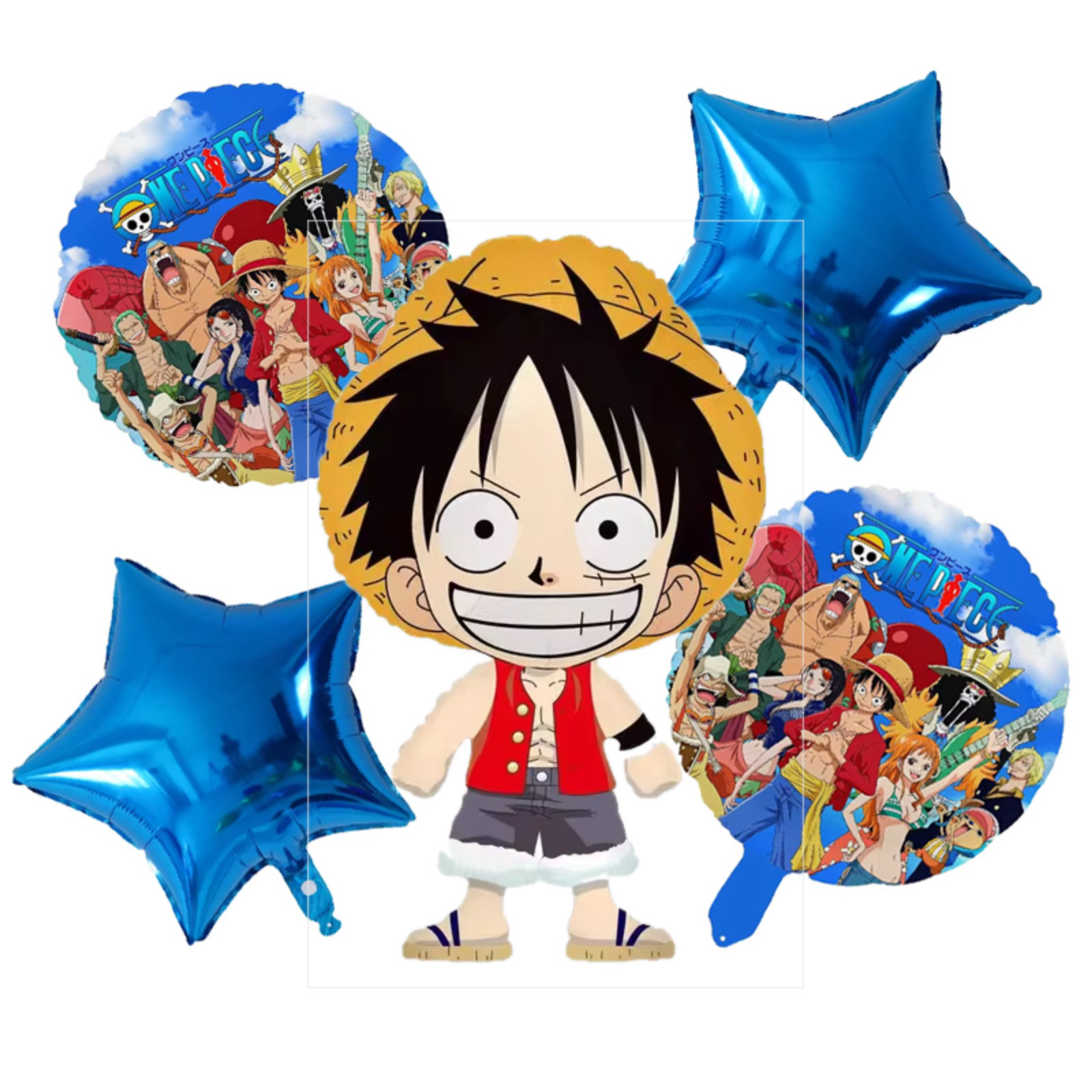 Set Globos Metalizados One Piece